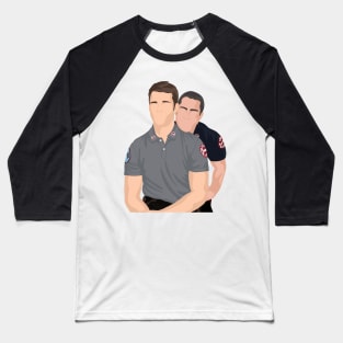 Casey & Severide | Chicago Fire Baseball T-Shirt